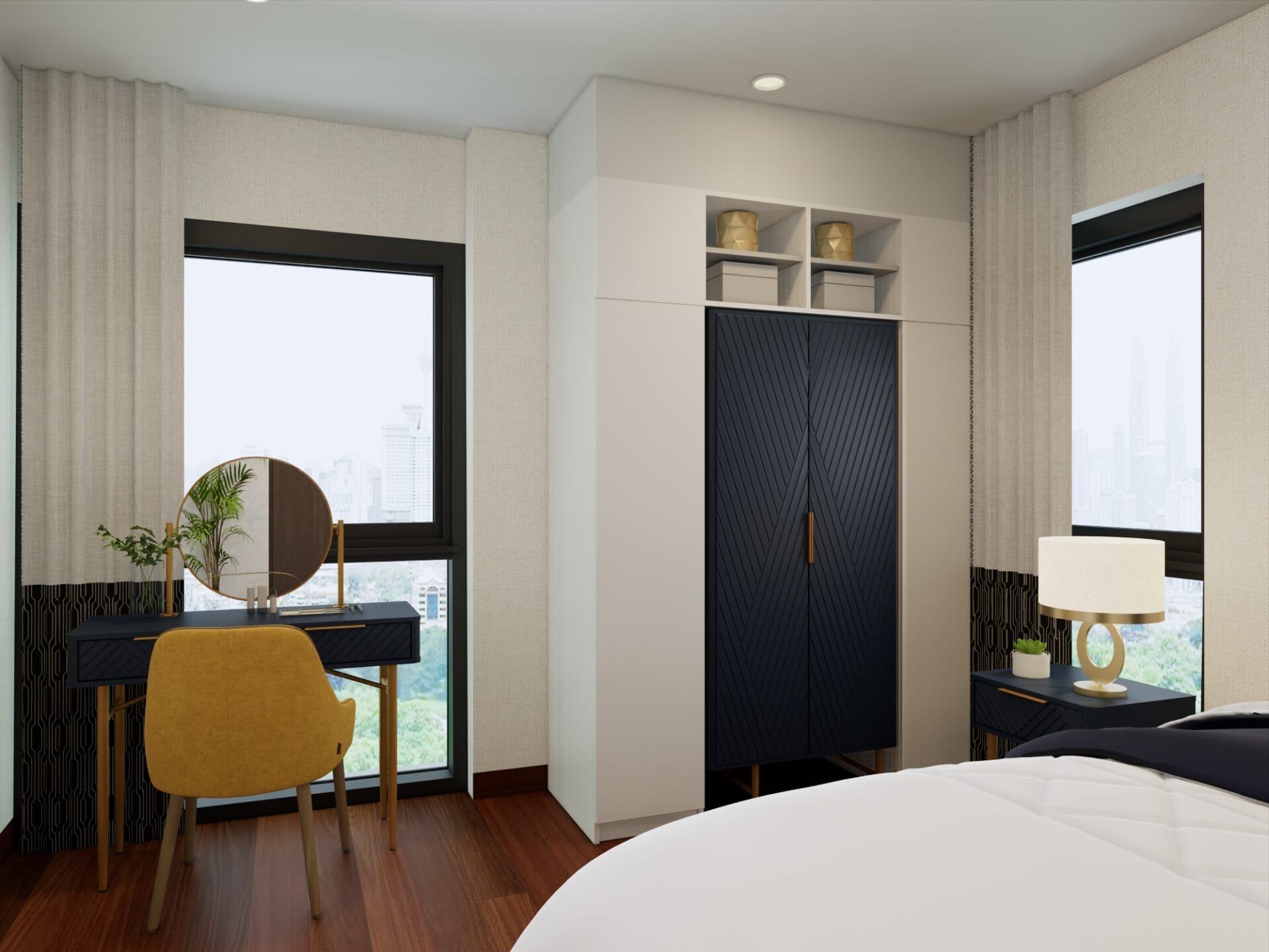 Graha Golf Masterbed_Wardrobe