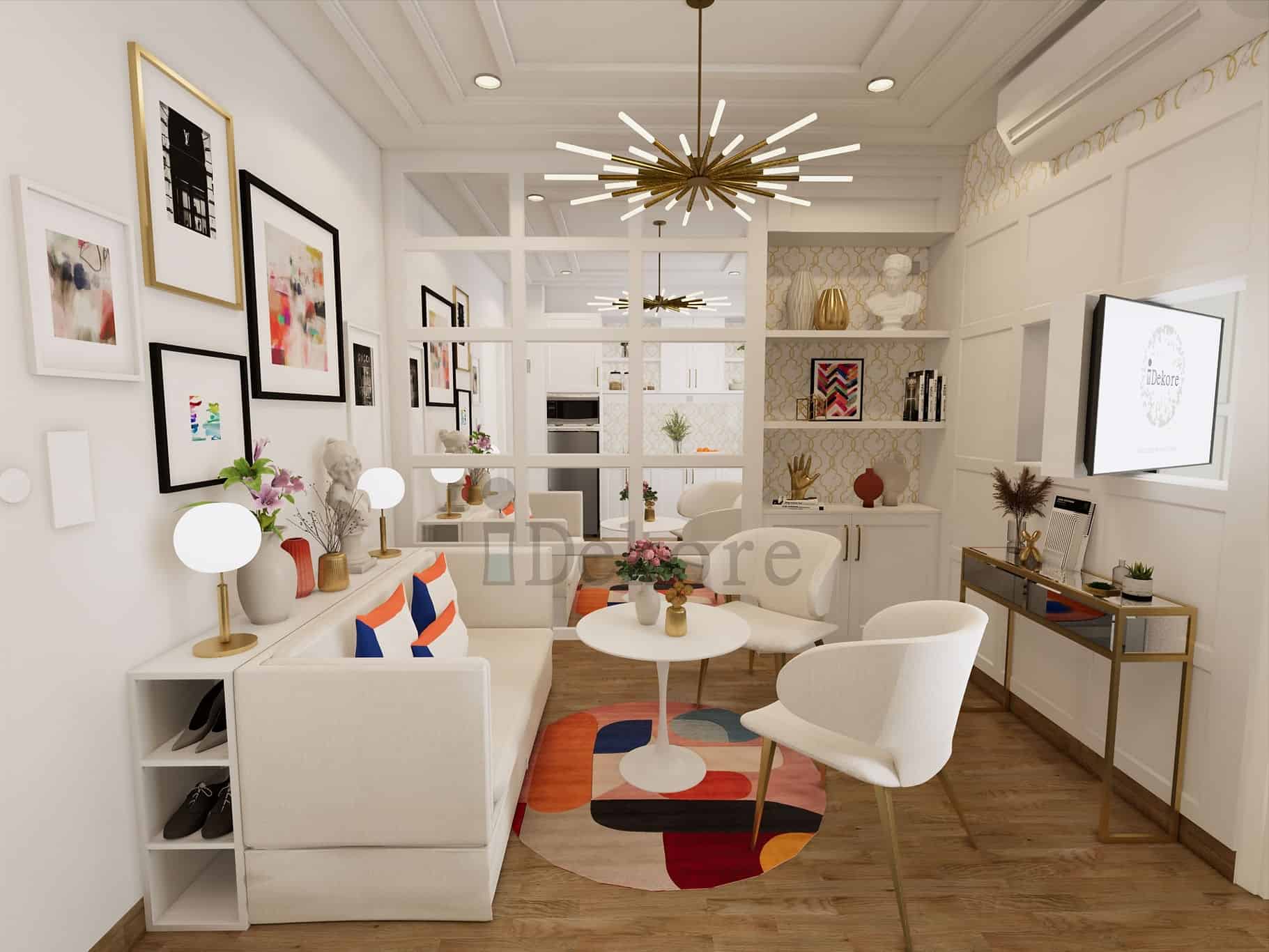 Meja TV (Swivel TV) Dengan Hardware