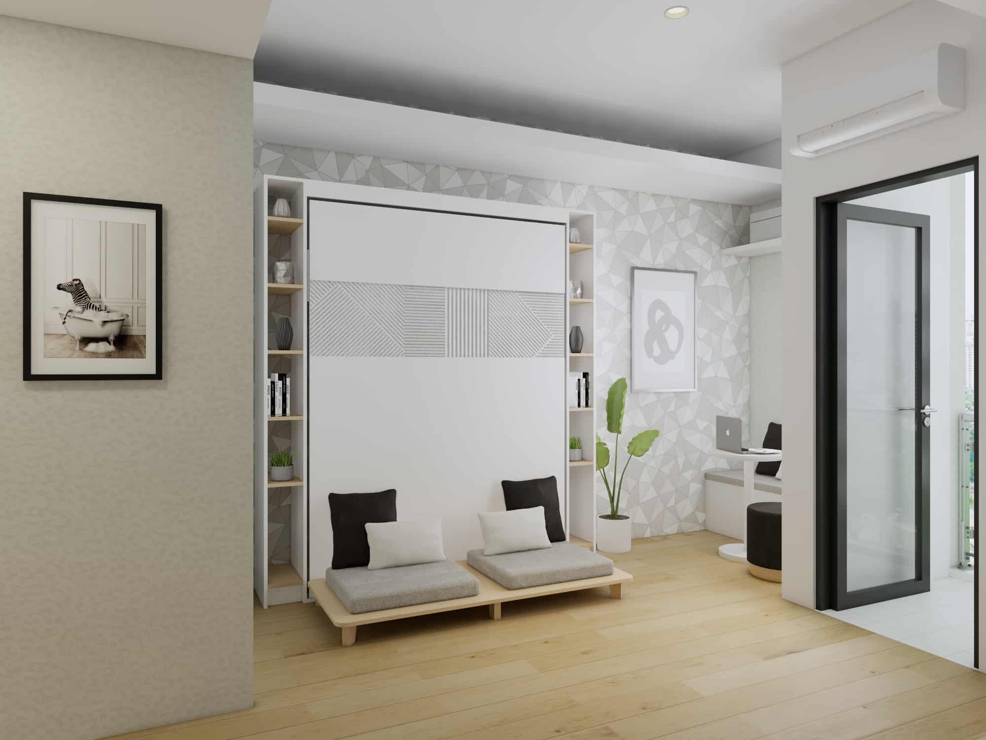 Vittorio Grey Bed Close