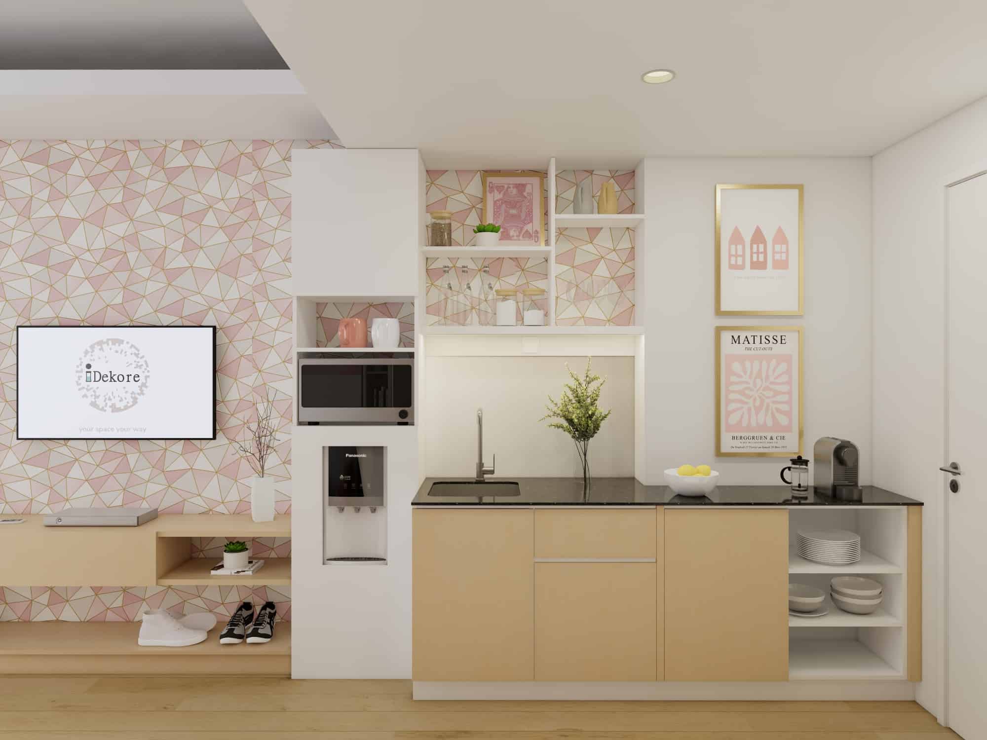 Vittorio Pink Kitchen