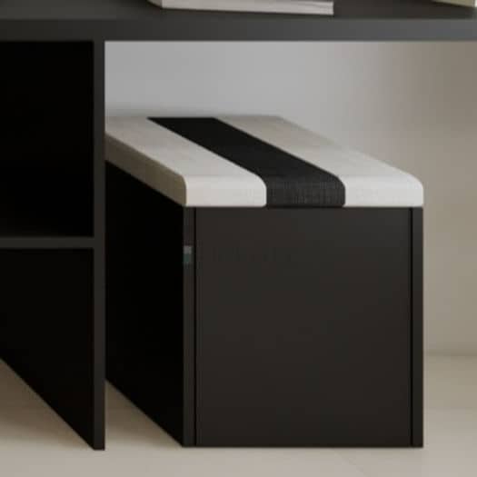 Ottoman Square Shape at Living Room