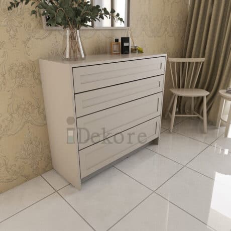 St.James Chest 4 Drawer - Taupe