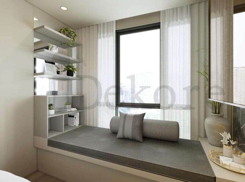 Lemari Penyimpanan - Melrose + Cermin - Image 3