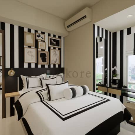 Roman Shade at Master Bedroom
