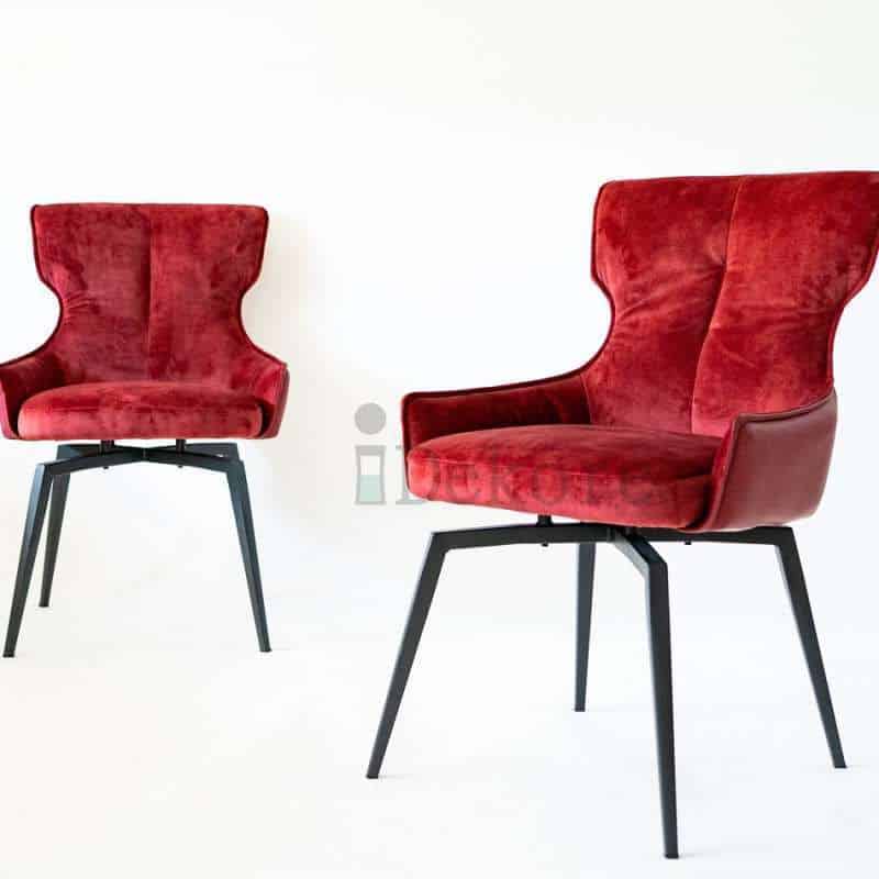 Kurski Dining Chair - Burgundy