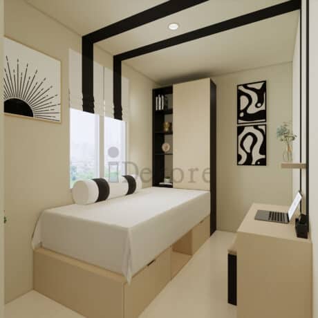 Bed Platform at Second Bedroom