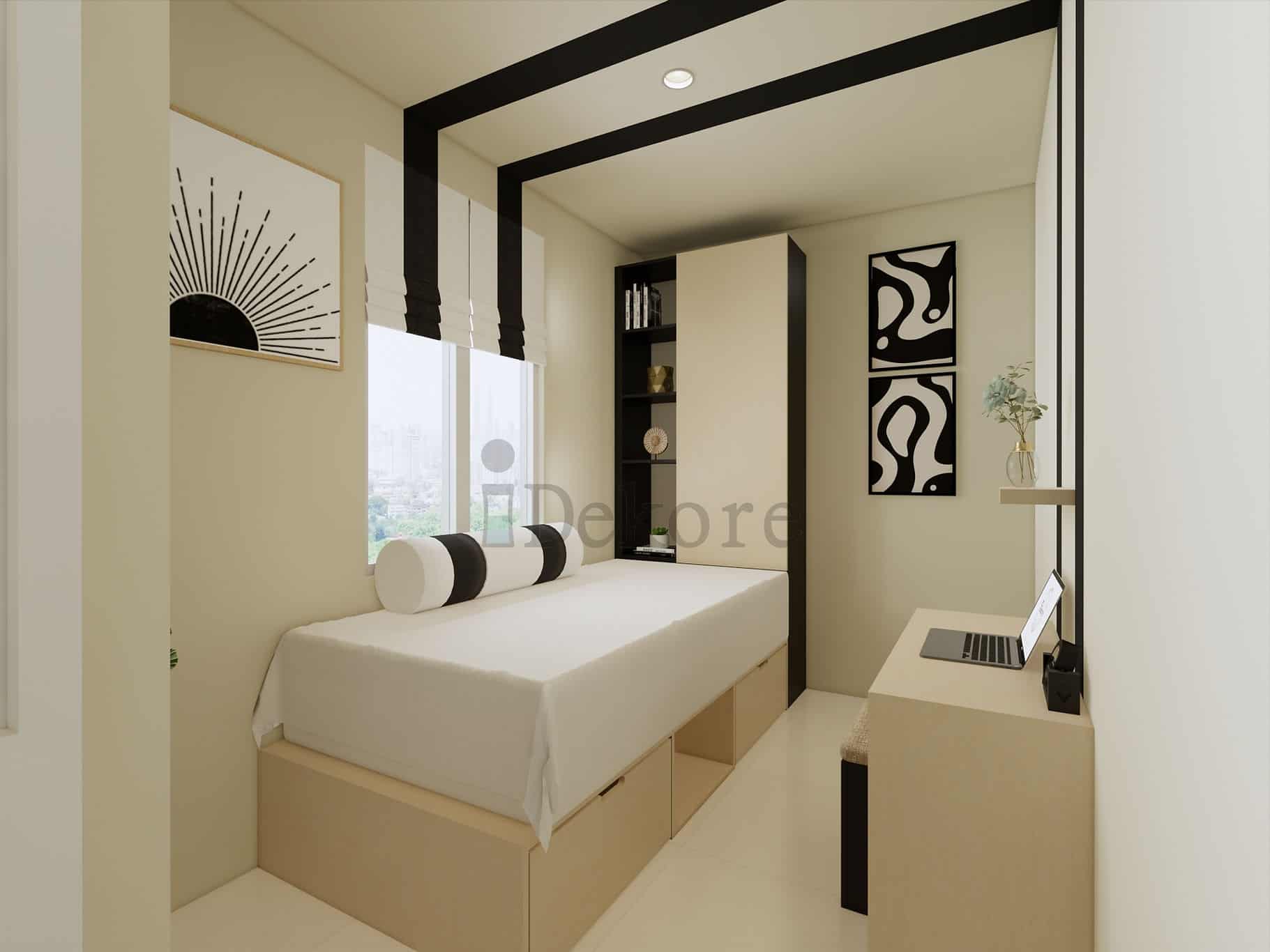 Bed Platform at Second Bedroom