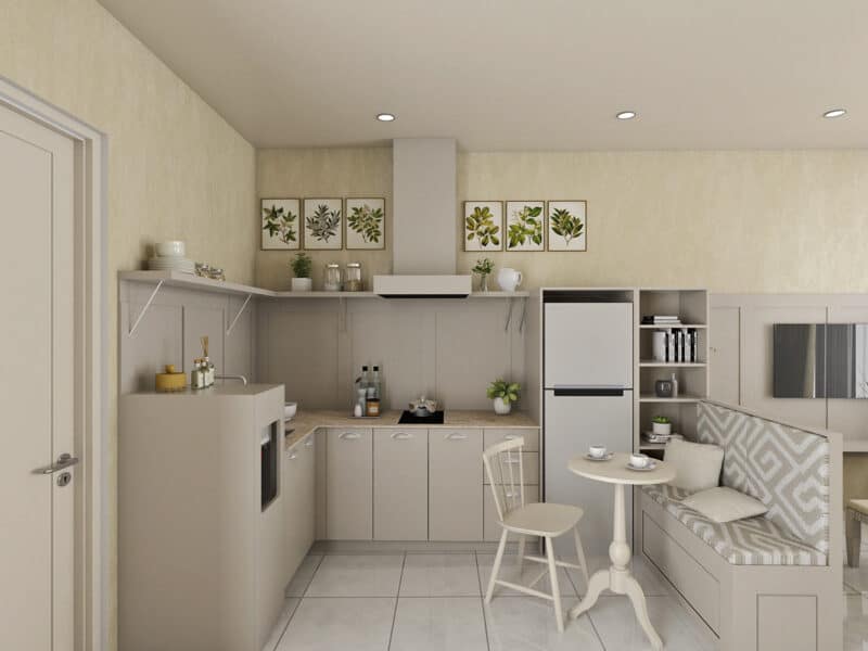Fullset Furniture Apartment Vertu 1 Bedroom - Image 2