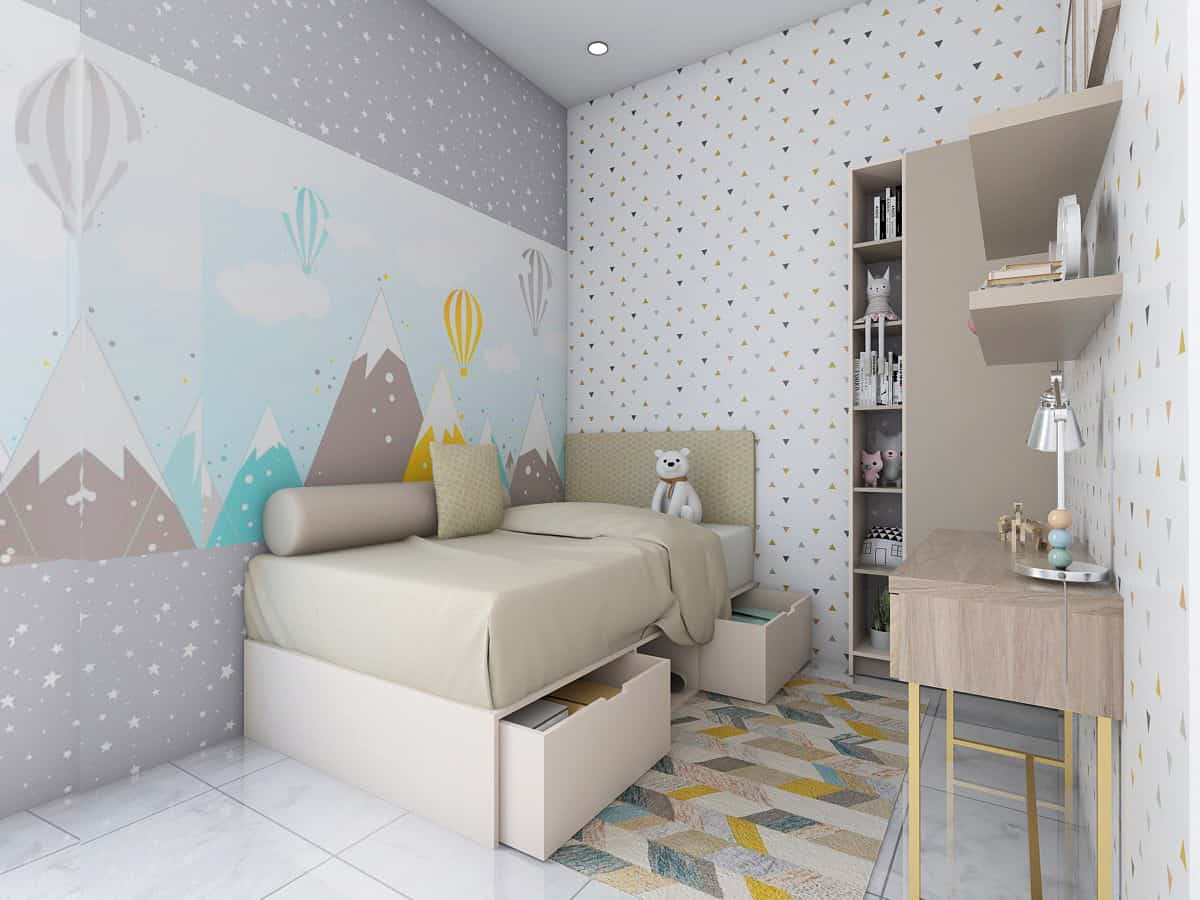 Kids Room Opsi 2 Sky Residence angle 2