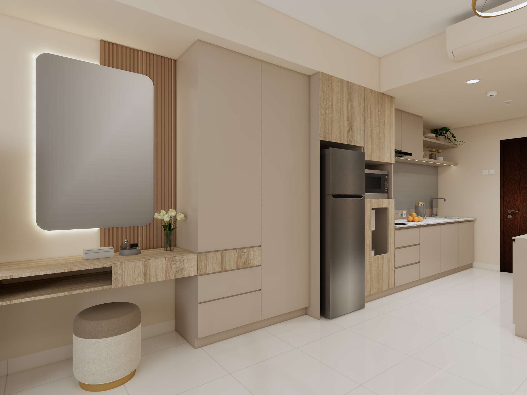 The Crest - Studio - DRESSING KITCHEN