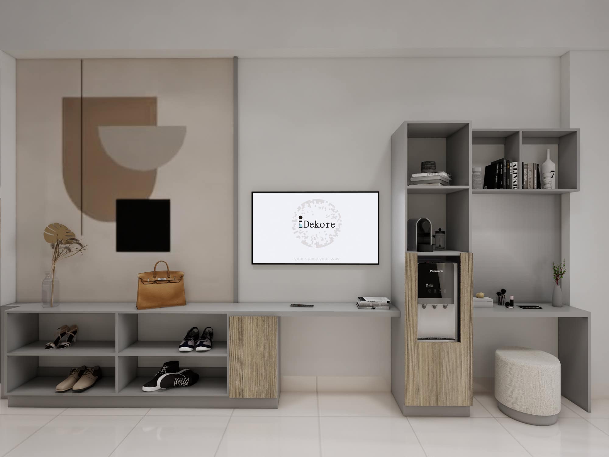 Suncity Residence - studio - TV CAB DRESSING