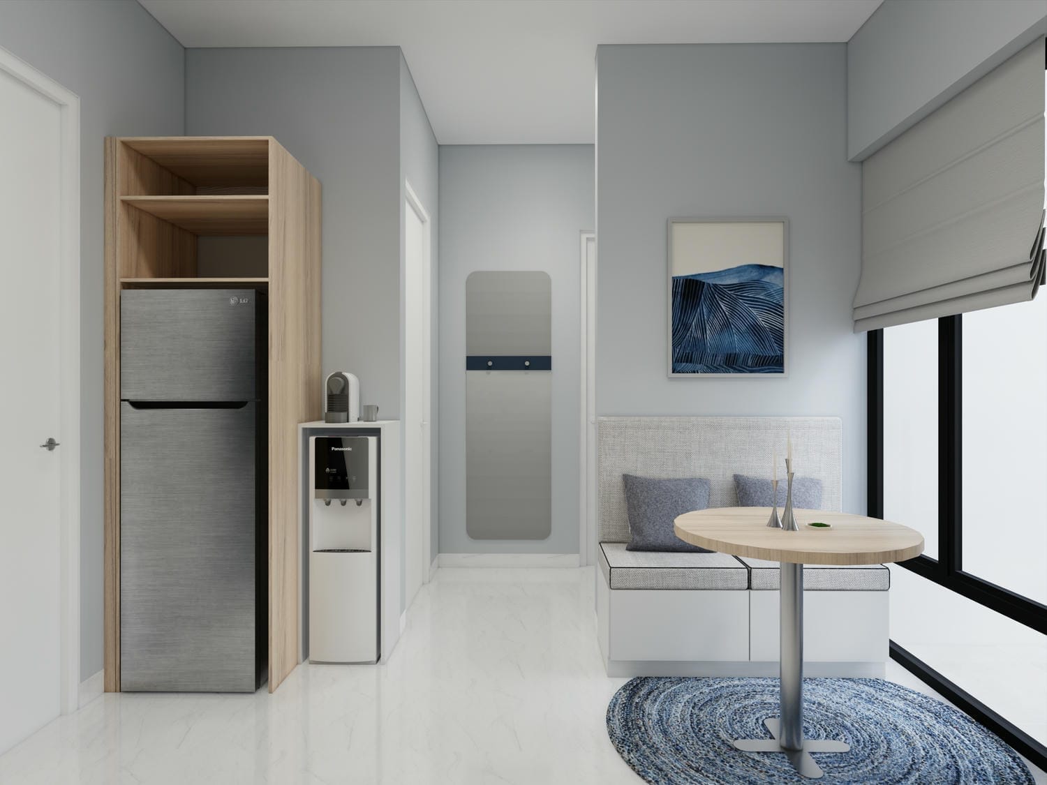 Garnet Place - 1BR - Living 1