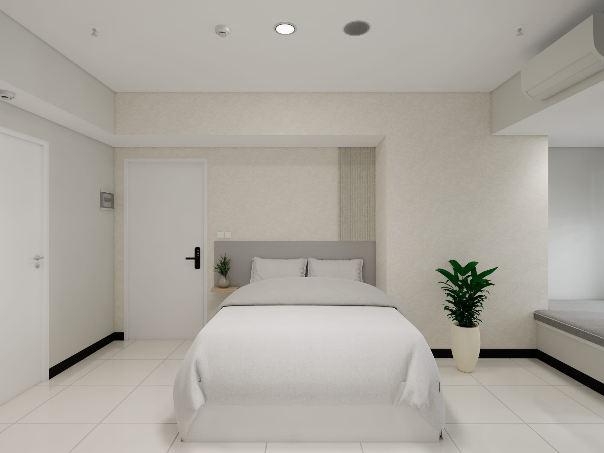 Westown View - Studio - Desain 3 - Bed front