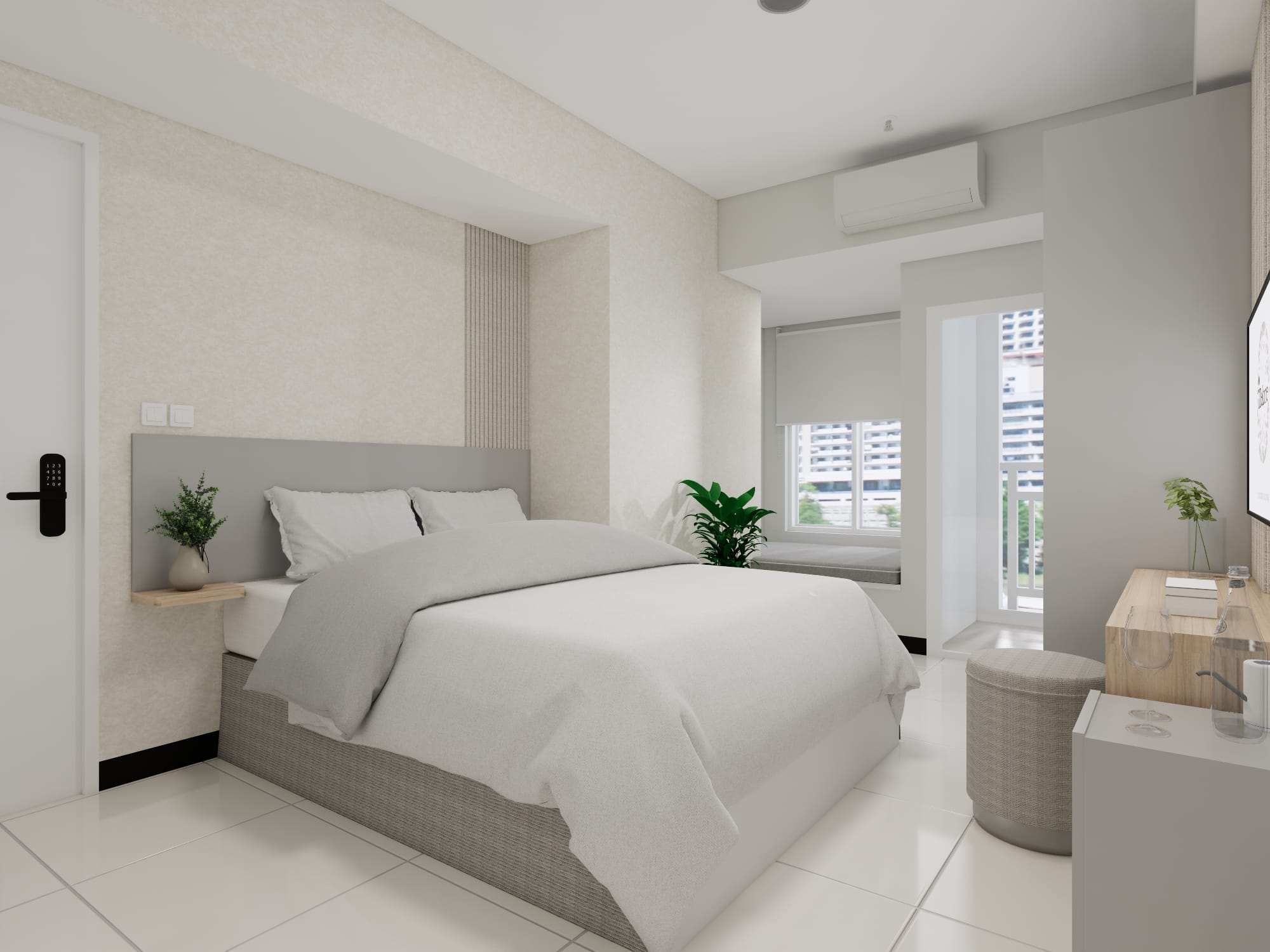 Westown View - Studio - Desain 3 - Bed