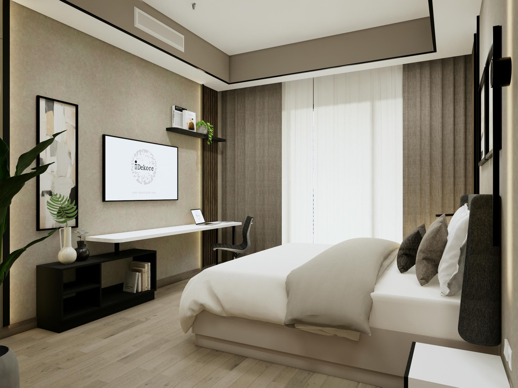 57 Promenade - 3BR - Sky Tower - Desain 2 - MBR SIDE