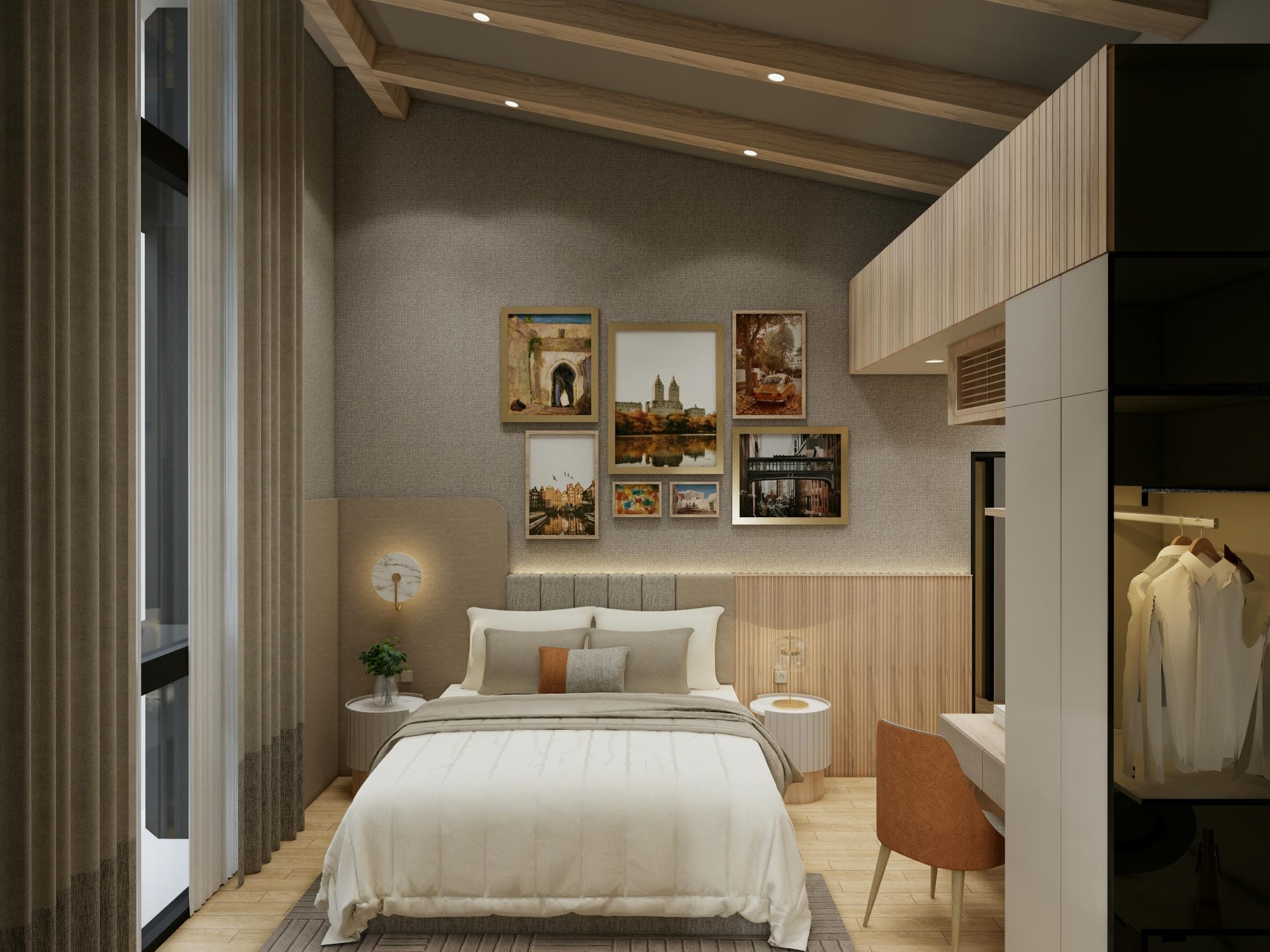 Amega Westparc - 3BR - Pool Series - MBR-BED CEILLING