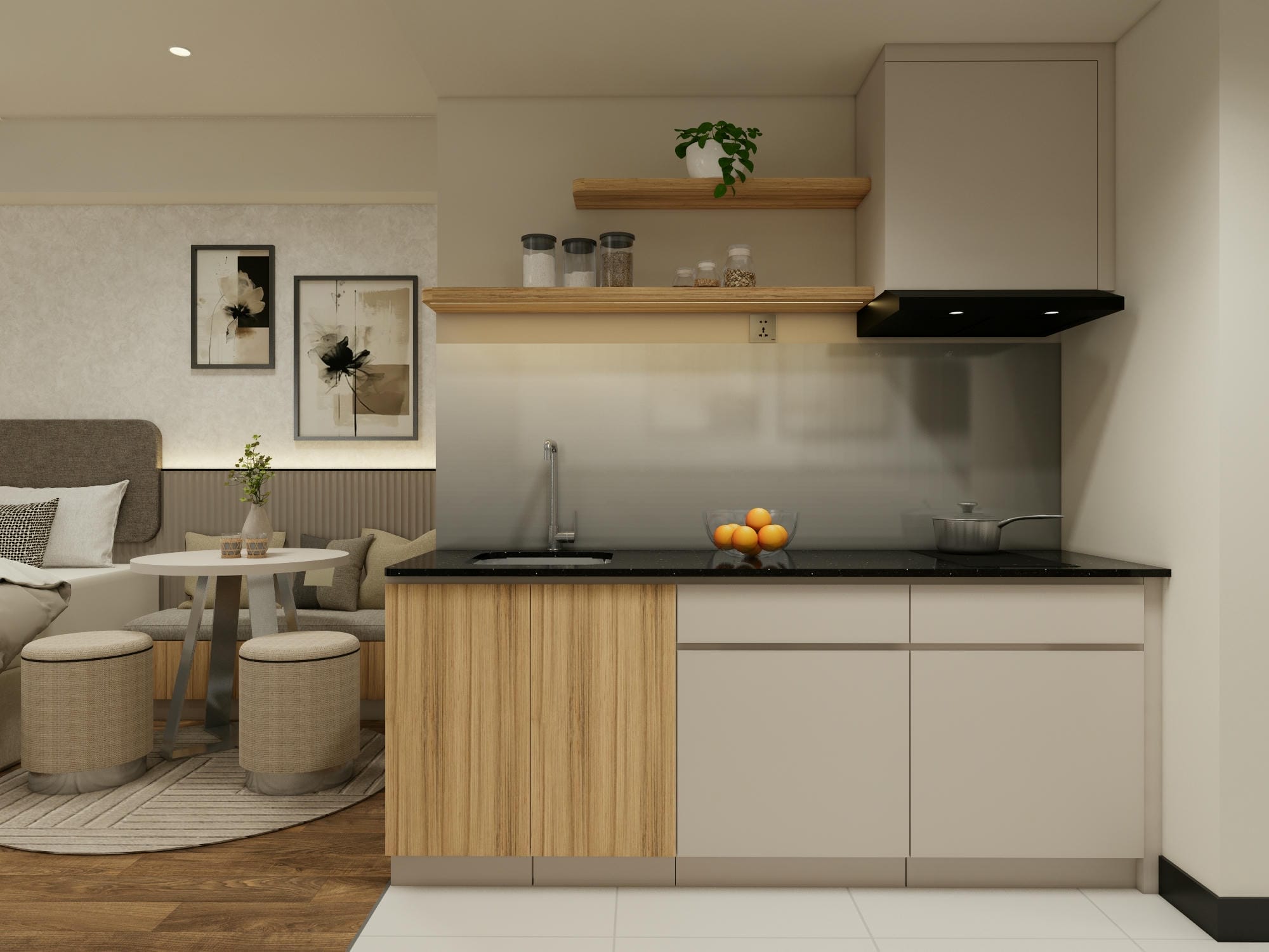 Branz Mega Kuningan - Studio - Desain 1 - KITCHEN