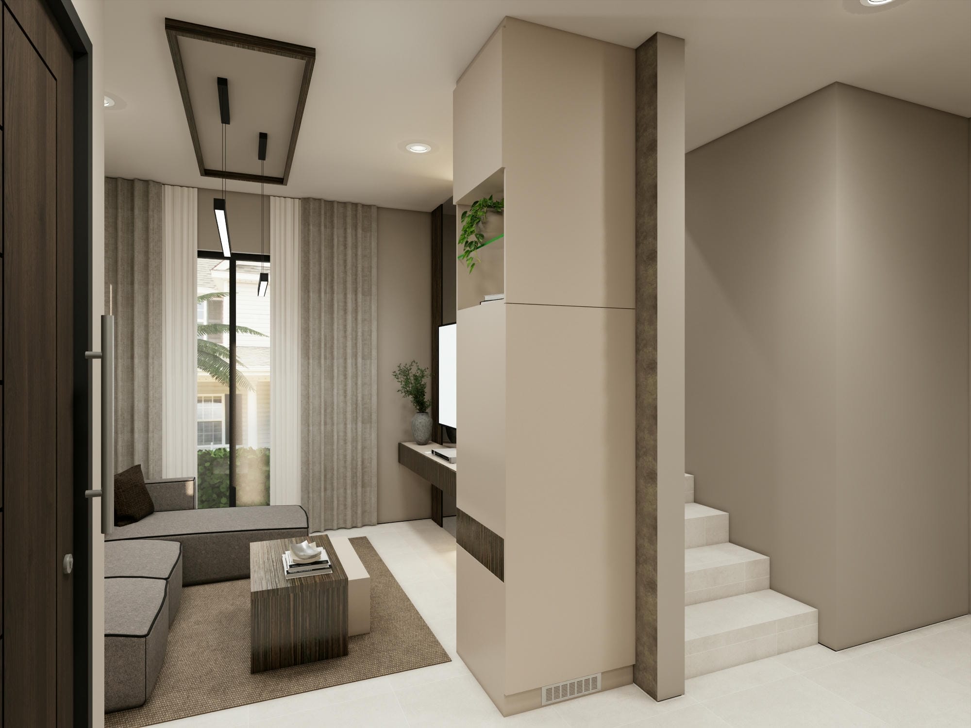 Grand Royal Regency - 2BR - Berlin - Desain 1 - LIVINGROOM OPEN