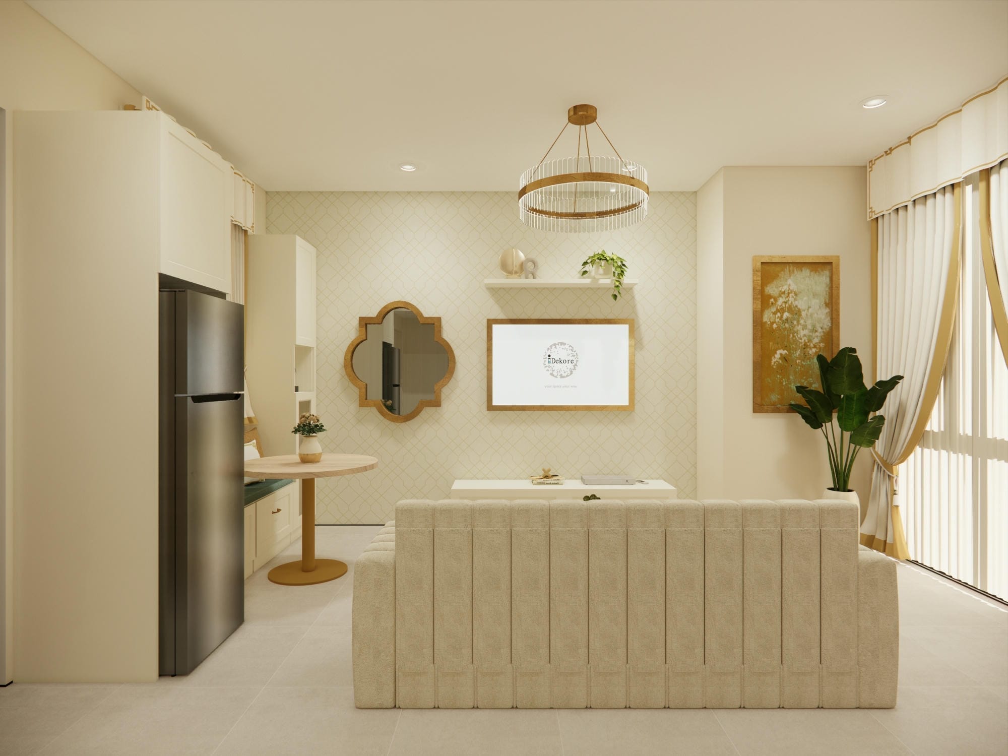 Grand Royal Regency - 2BR - Vienna - Desain 1 - LIVING 3