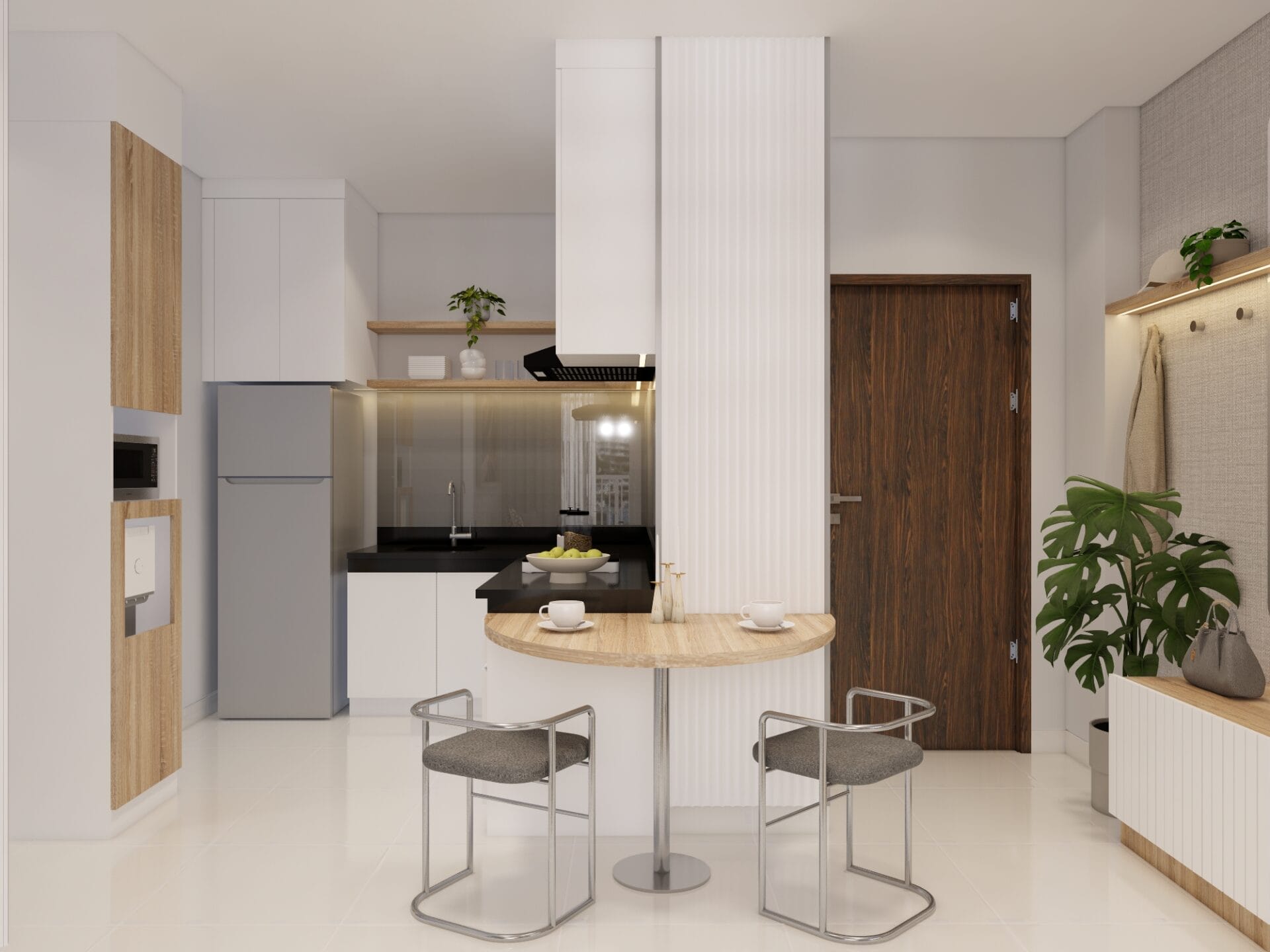 Ciputra International - 2BR - Desain 1 - DINING KITCHEN