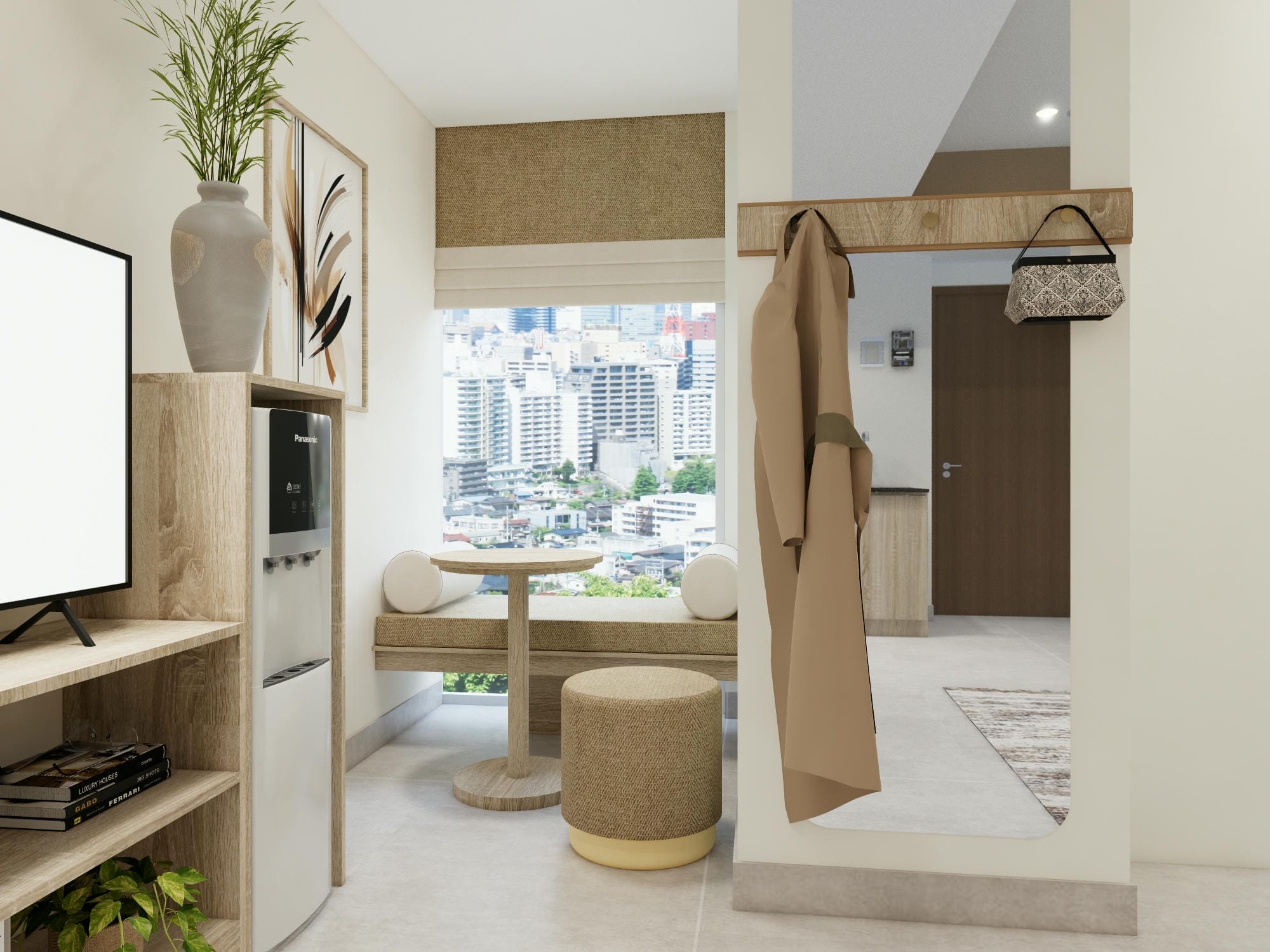 Grand Kamala Lagoon - Studio - Desain 1 - WINDOW SEATING_1