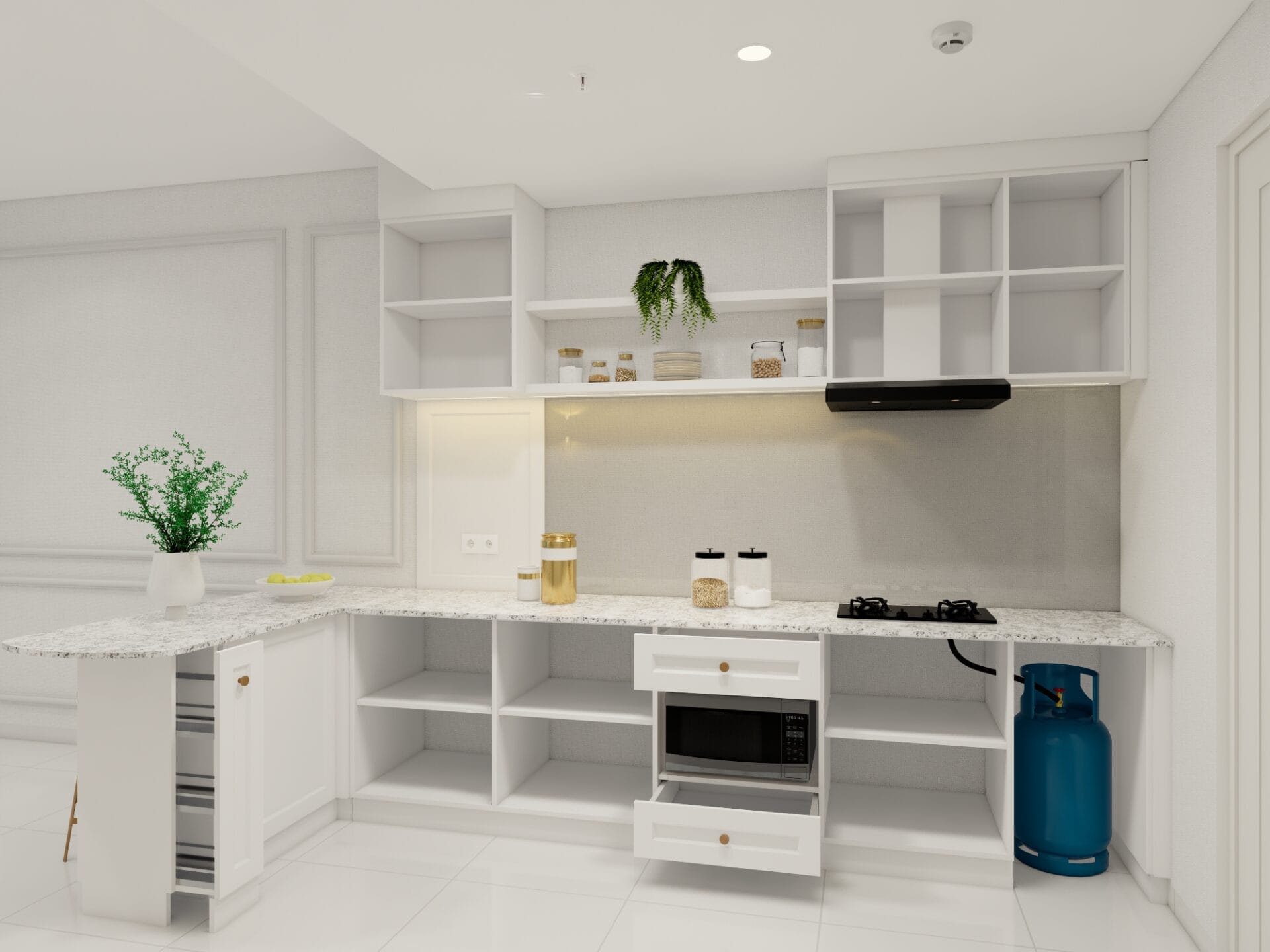 Regatta - 3BR - Desain 1 - KITCHEN OPEN