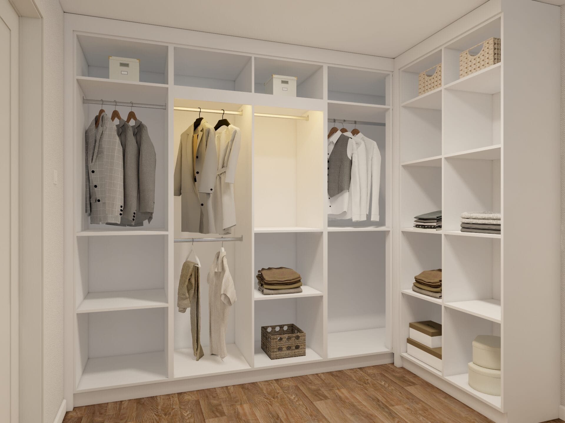 Regatta - 3BR - Desain 1 - MBR WARDROBE OPEN