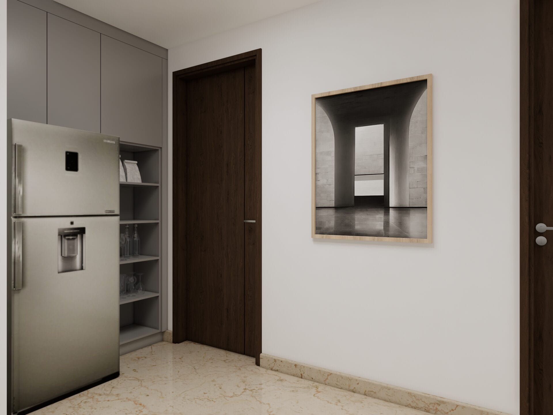 Wang Residence - 2BR - Desain 1 - cab refrigerator