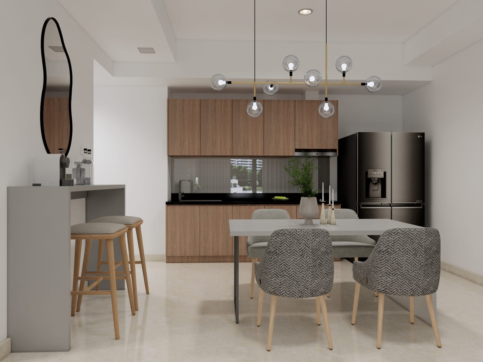 Wang Residence - 3BR - Desain 1 - DINING AREA