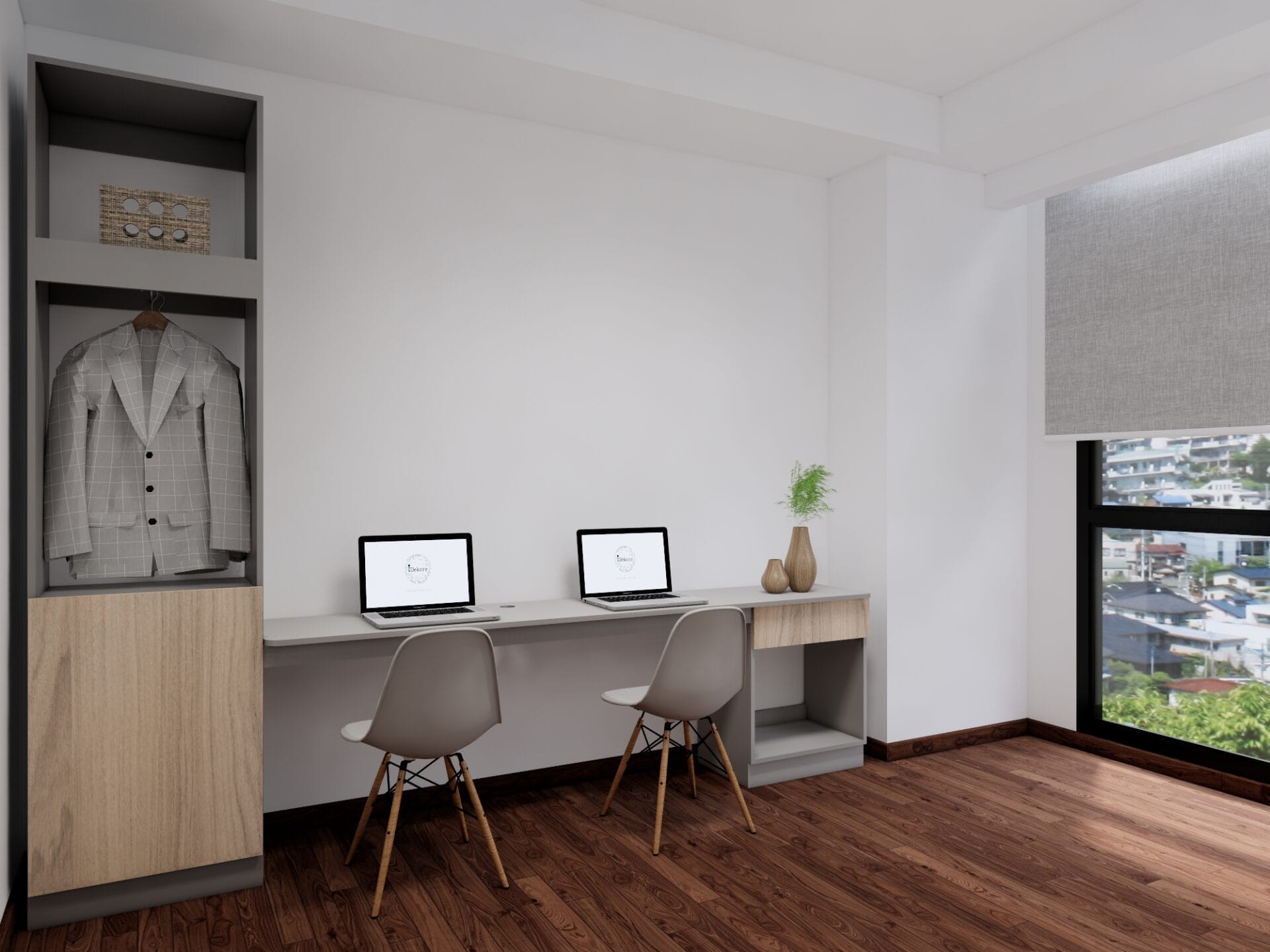 Wang Residence - 3BR - Desain 1 - WORKING ROOM 1