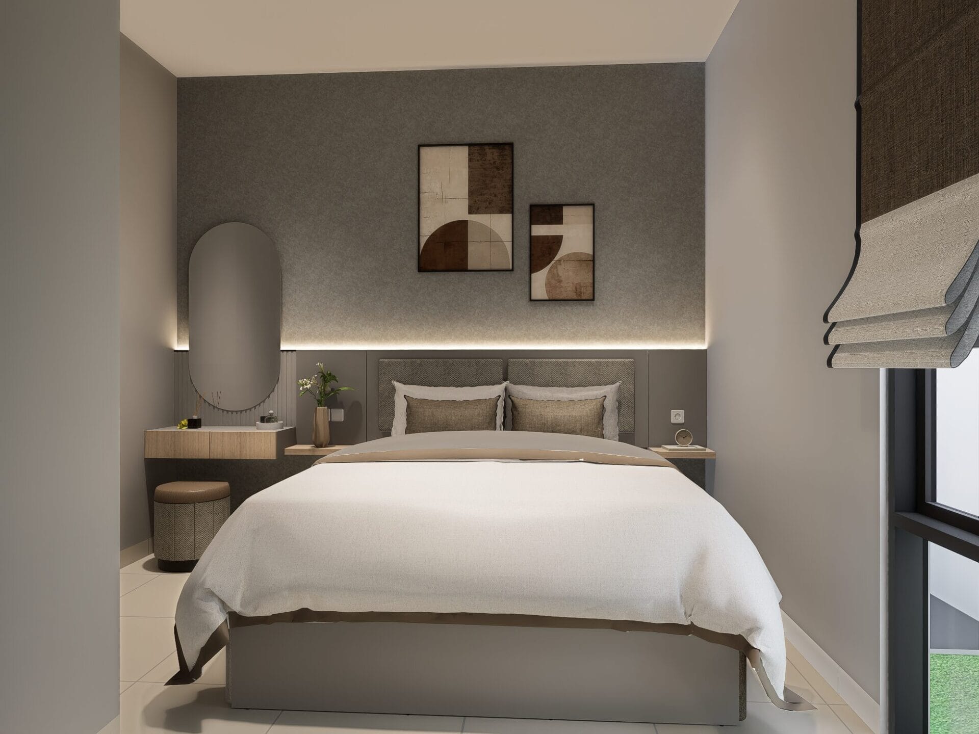 Eastern Spring - 4BR - Tipe Attic - Desain 1 - mbr 1