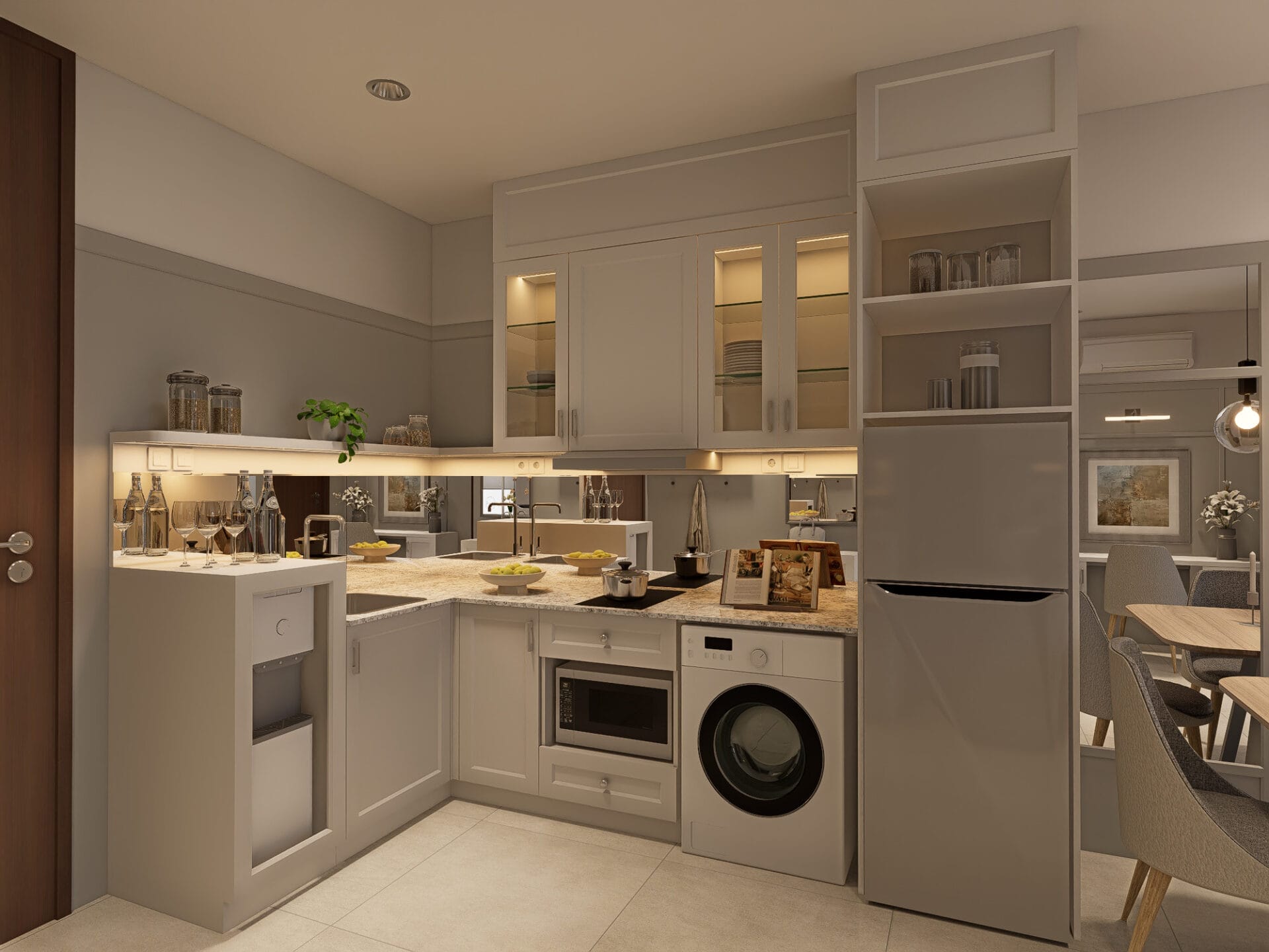 The Rosebay - 2BR - Desain 5 - E201 - KITCHEN 1