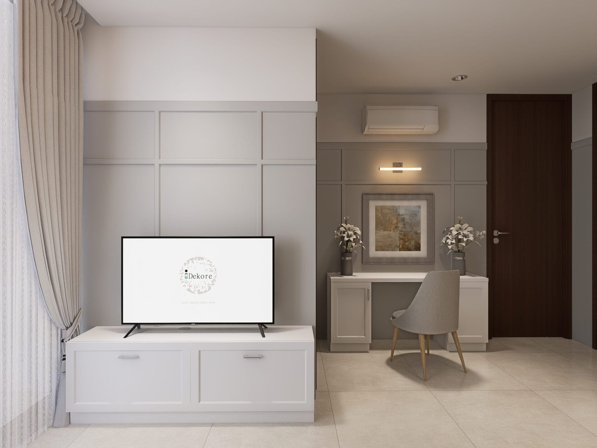 The Rosebay - 2BR - Desain 5 - E201 - TV CAB