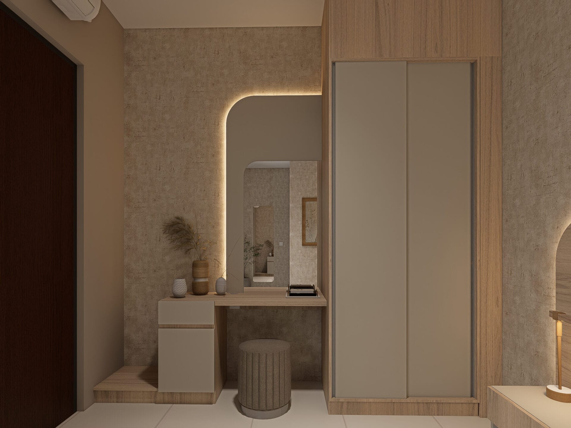 Citra Garden - 3BR - Desain 2 - Basic - MBR WARDROBE