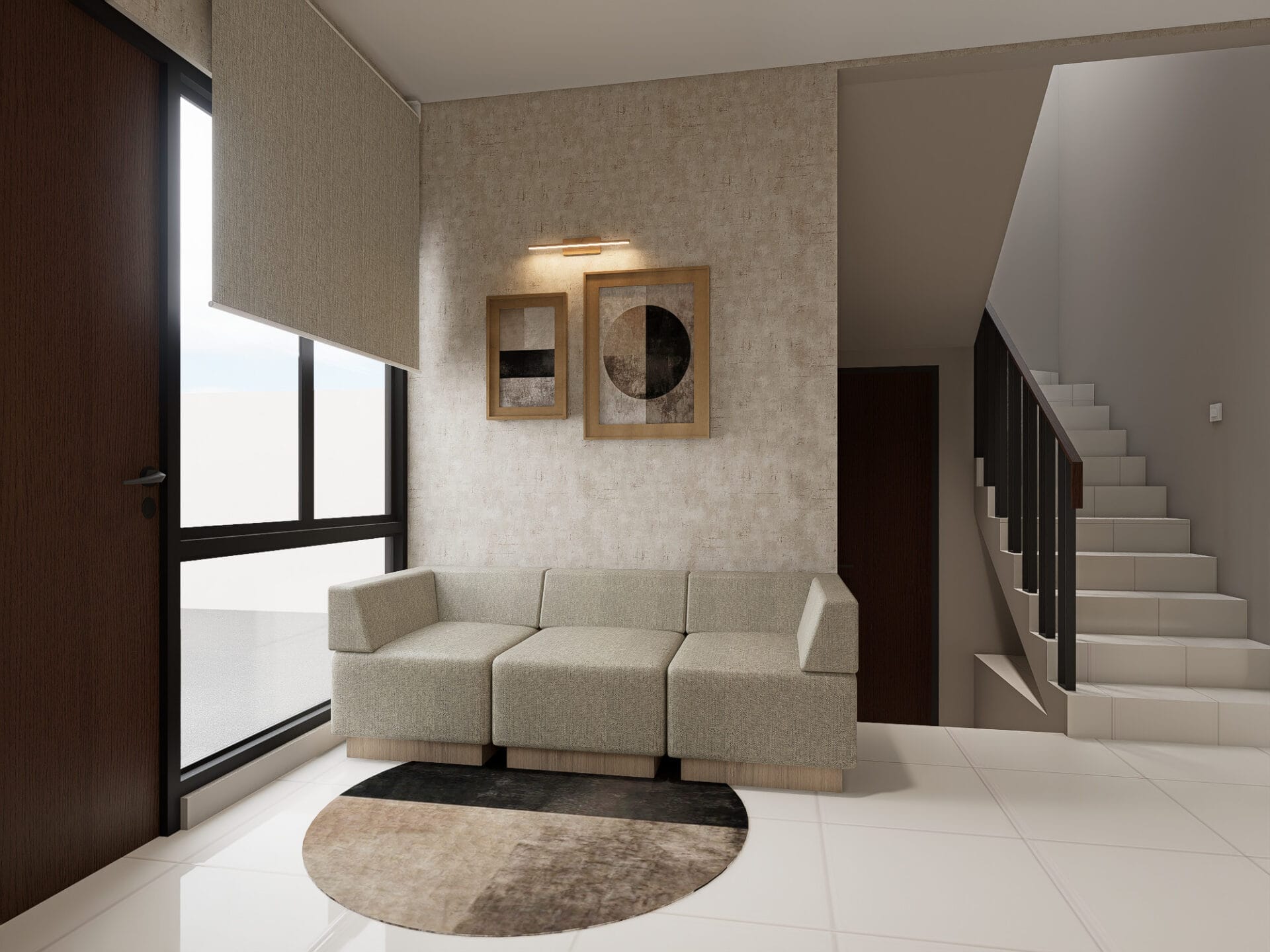 Citra Garden - 3BR - Desain 2 - Basic - SOFA LIVING