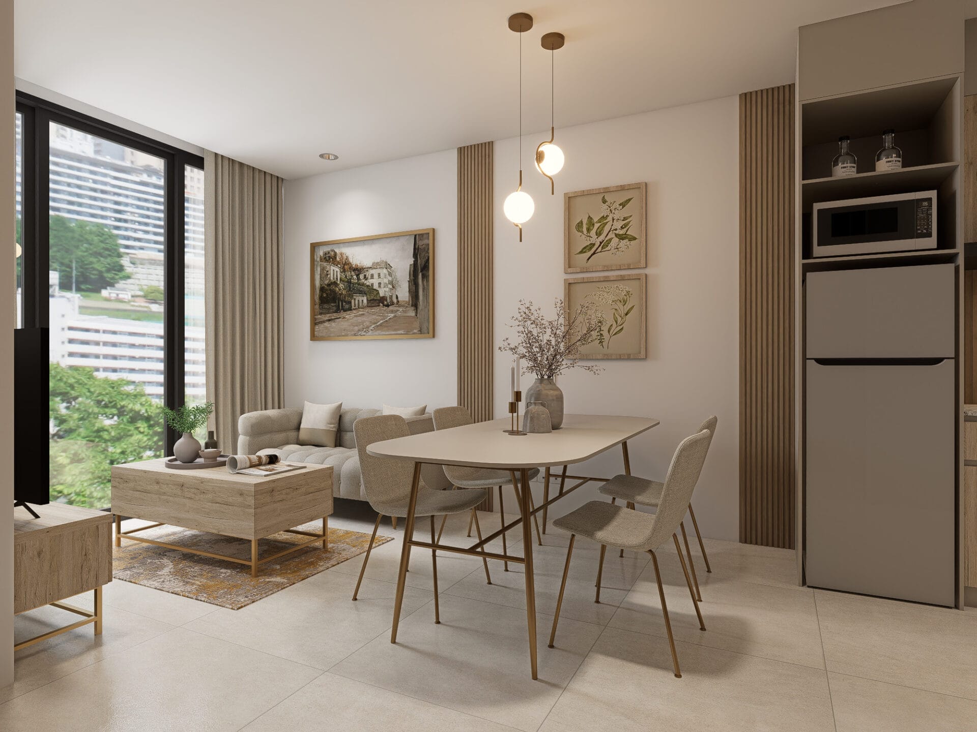 The Rosebay - 2BR - Paket Hemat - DINING LIVING 2