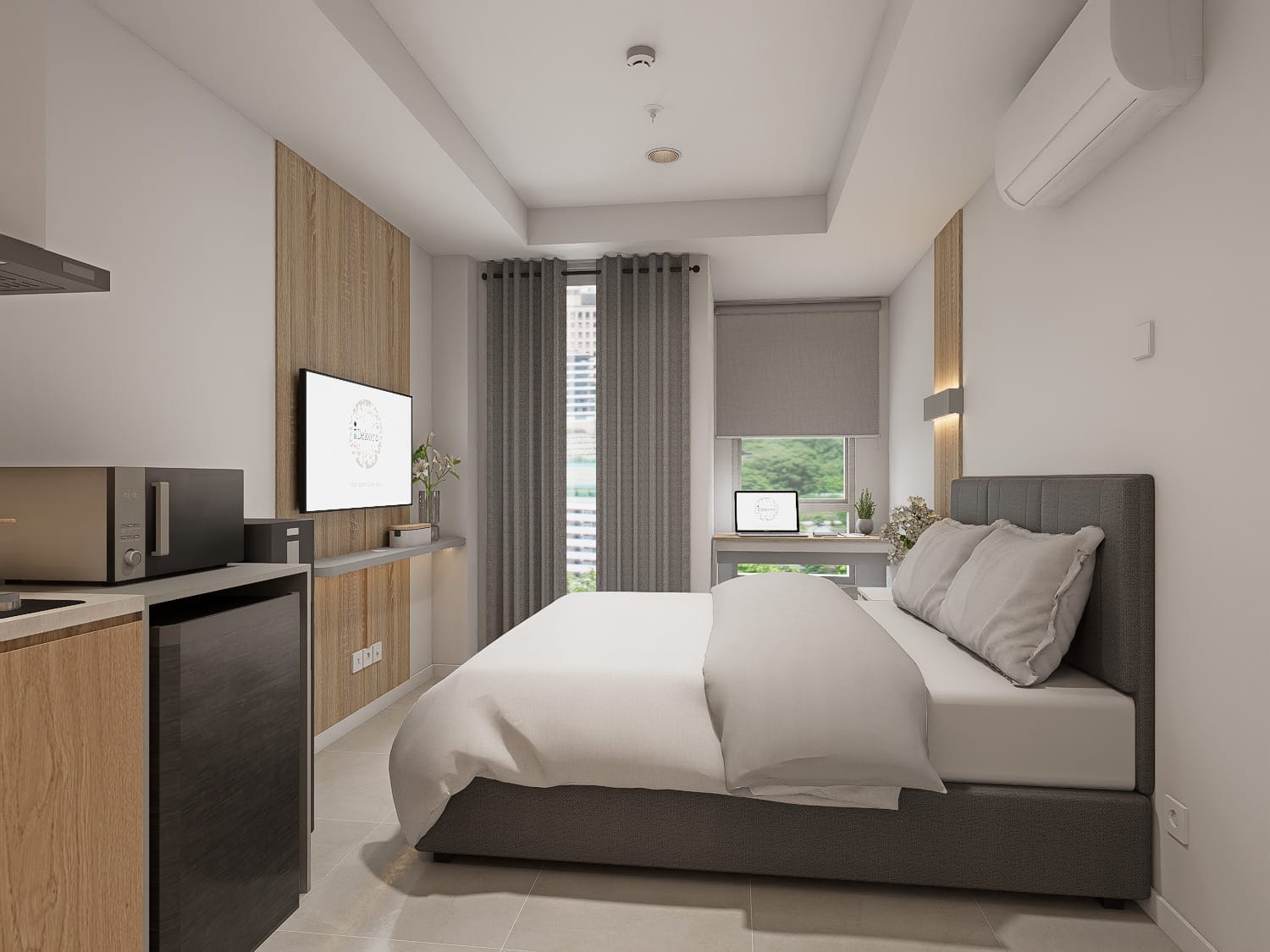 Antasari Place - Studio - Desain 2 - SIDE BED