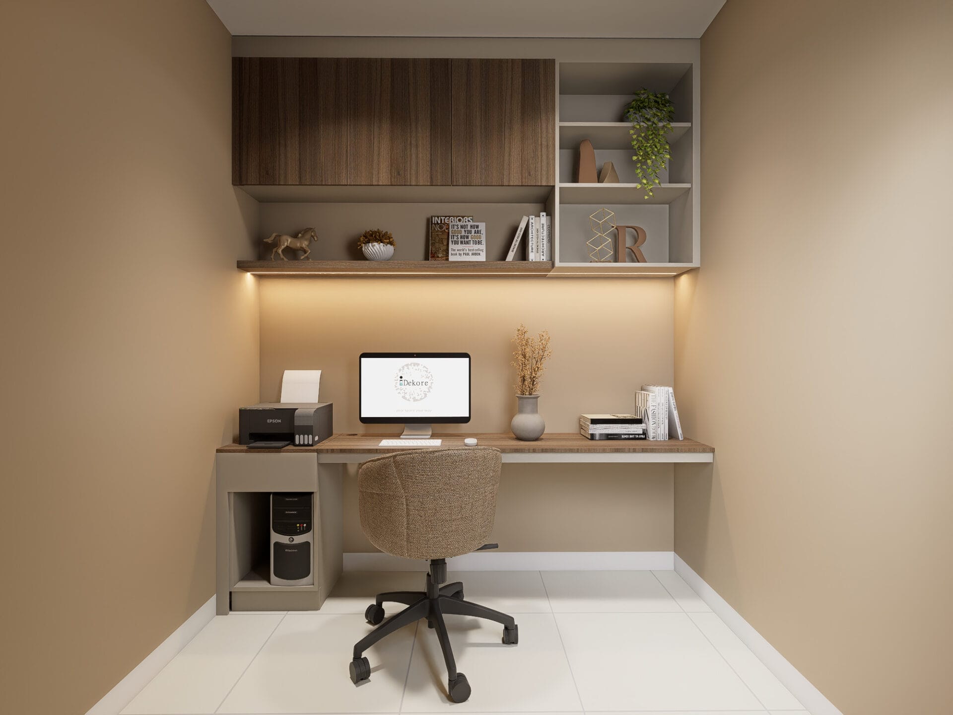Darmo Graha Residence - 3BR - Desain 1 - 3RD WORKDESK