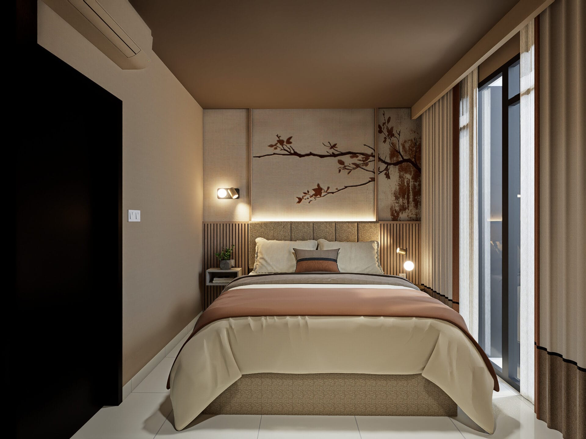 Darmo Graha Residence - 3BR - Desain 1 - MBR 1