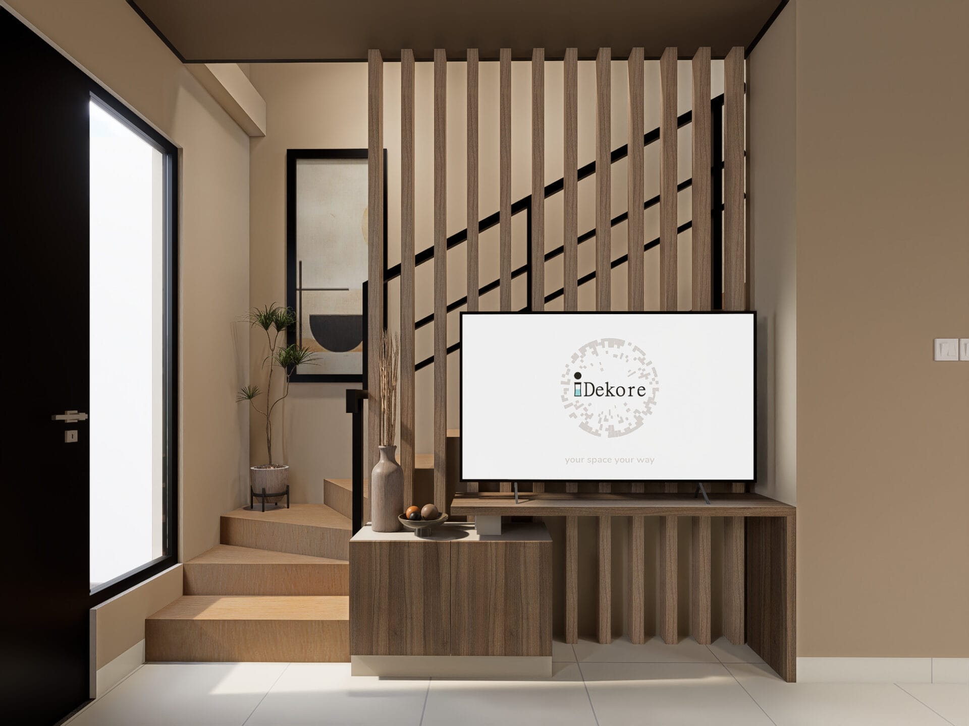 Darmo Graha Residence - 3BR - Desain 1 - TV CAB