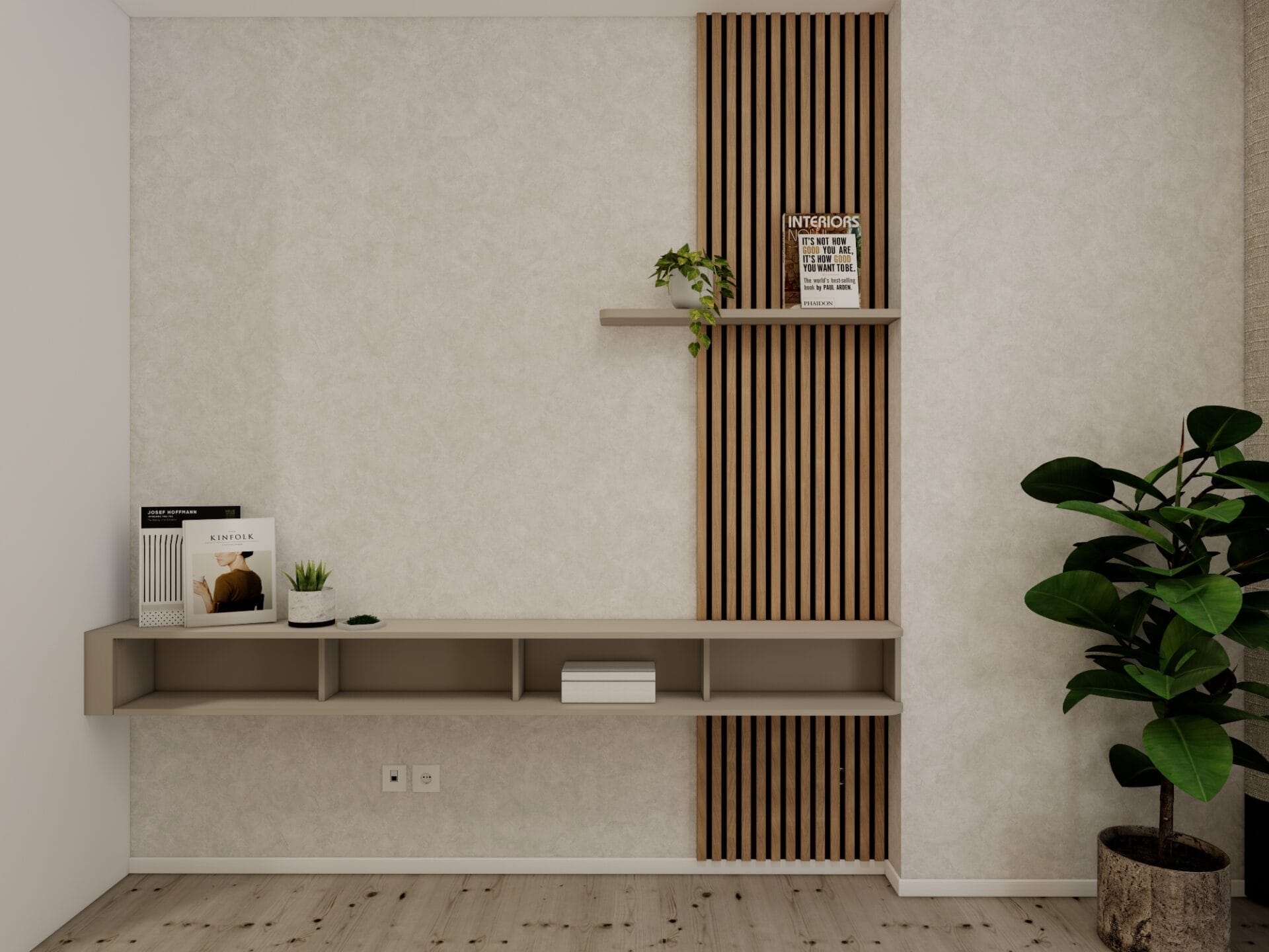 SQ Residence - 1BR + Studio - Desain 2 - MBR TV CAB