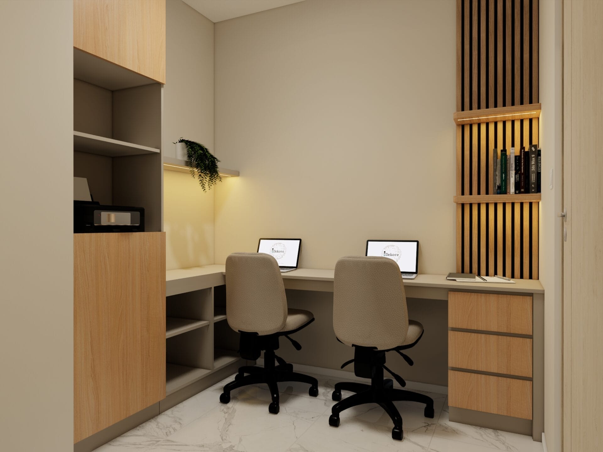 SQ Residence - 1BR + Studio - Desain 2 - WORKING AREA