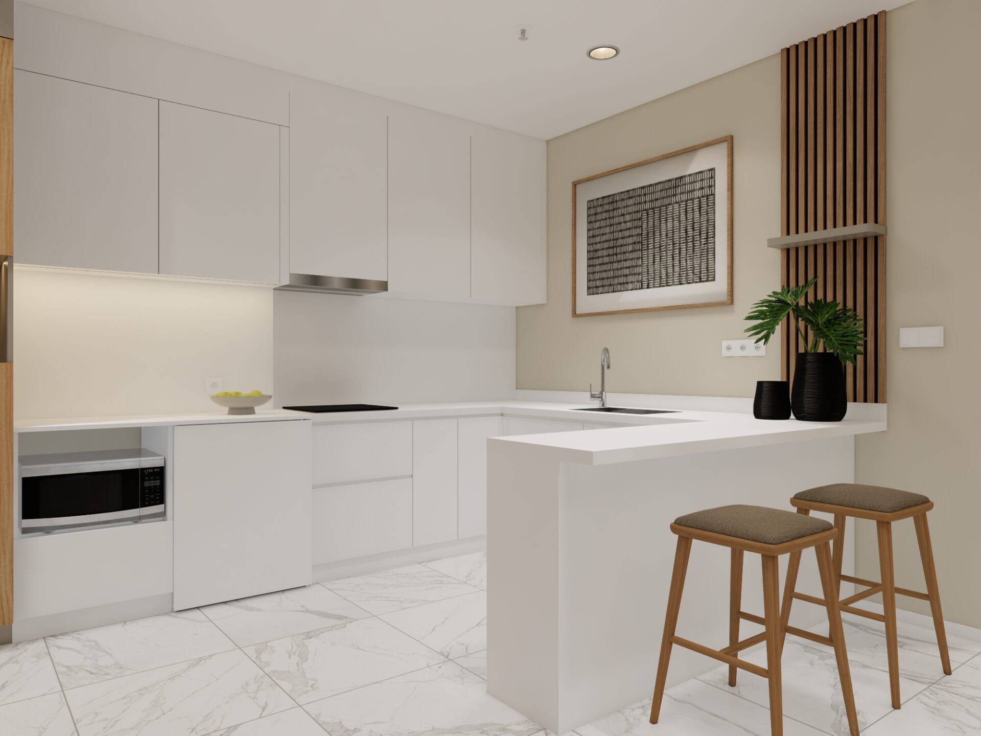 SQ Residence - 2BR - Desain 1 - KITCHEN