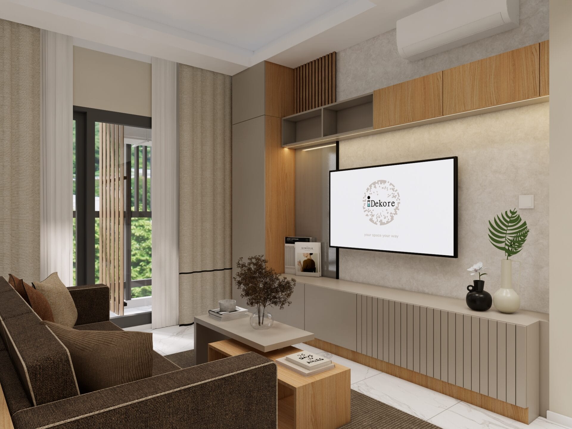 SQ Residence - 2BR - Desain 1 - LIVING 4