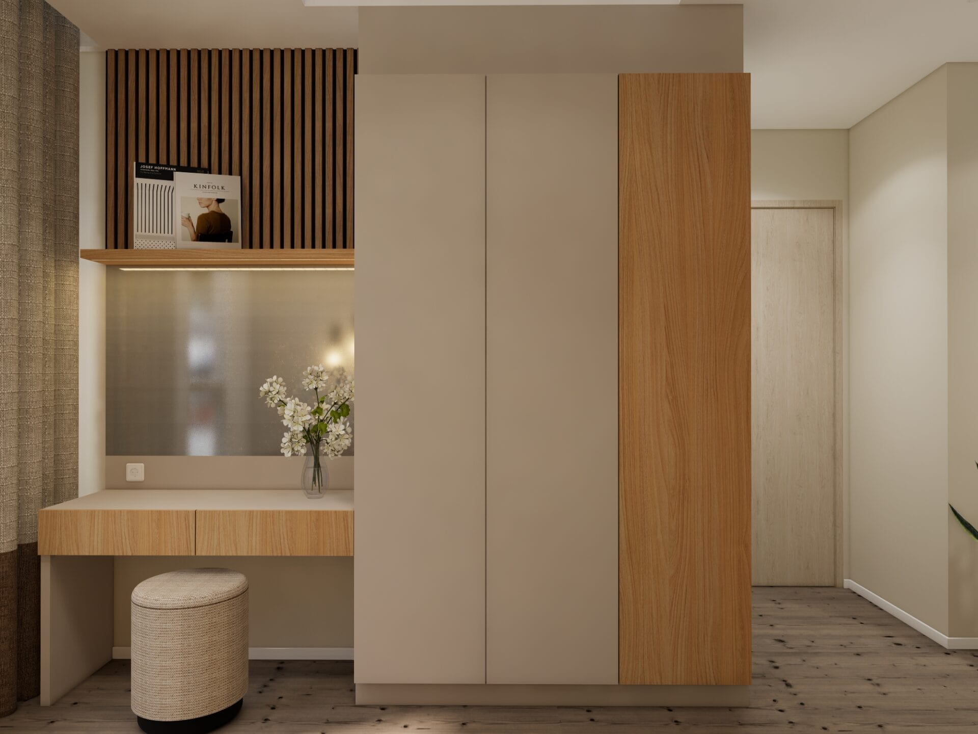 SQ Residence - 2BR - Desain 1 - MBR FRONT WRDRB