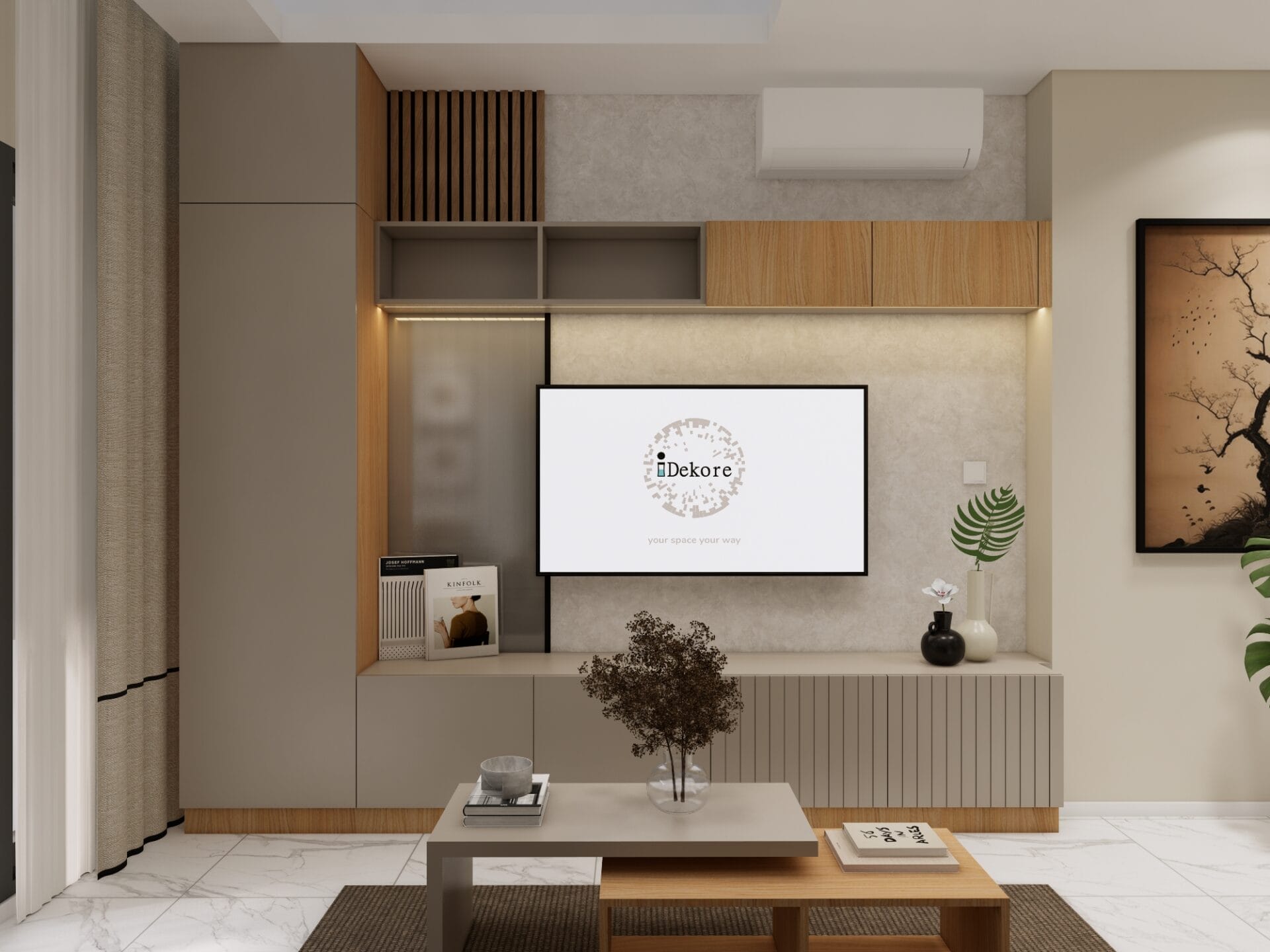 SQ Residence - 2BR - Desain 1 - TV CAB